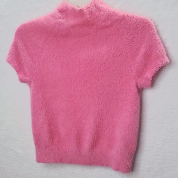 Maeve Anthropologie Eyelash Mock-Neck Sweater Tee Size XXS - Picture 5 of 17